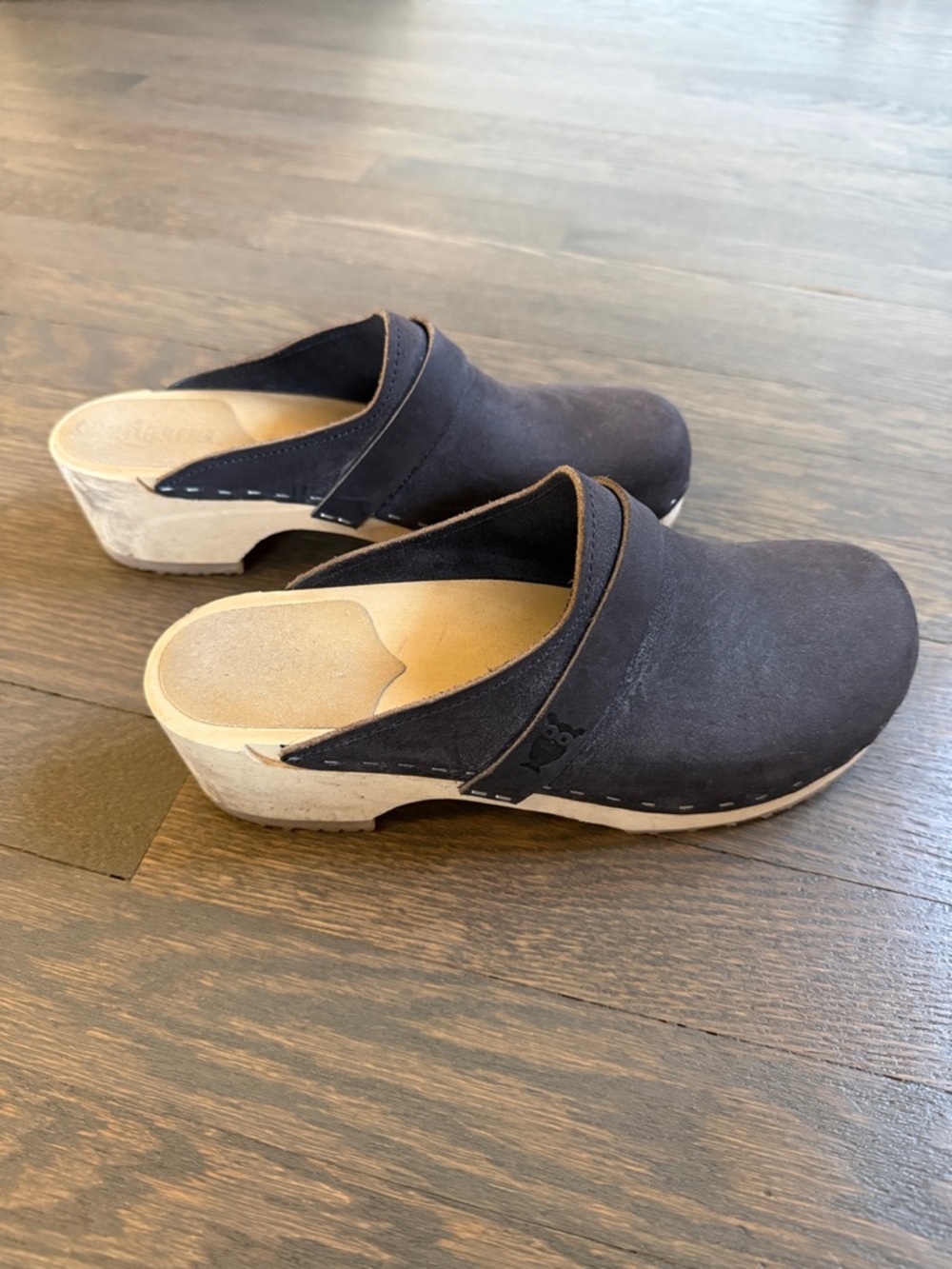 Sandgren’s Navy Sweedish Clogs